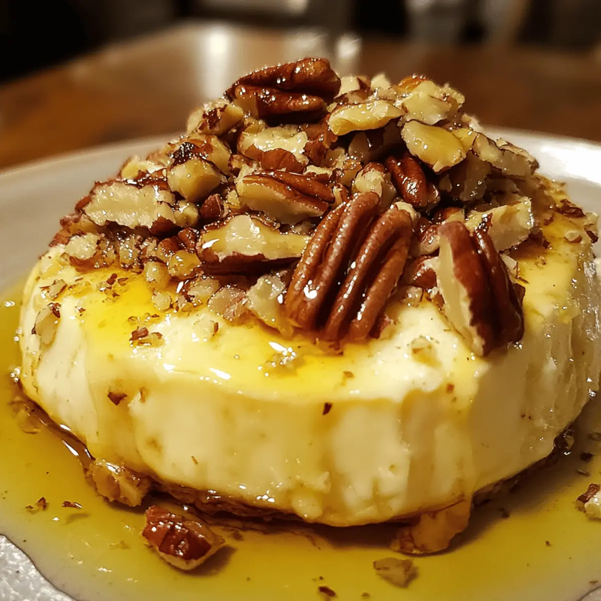 Baked Brie with Honey & Pecans