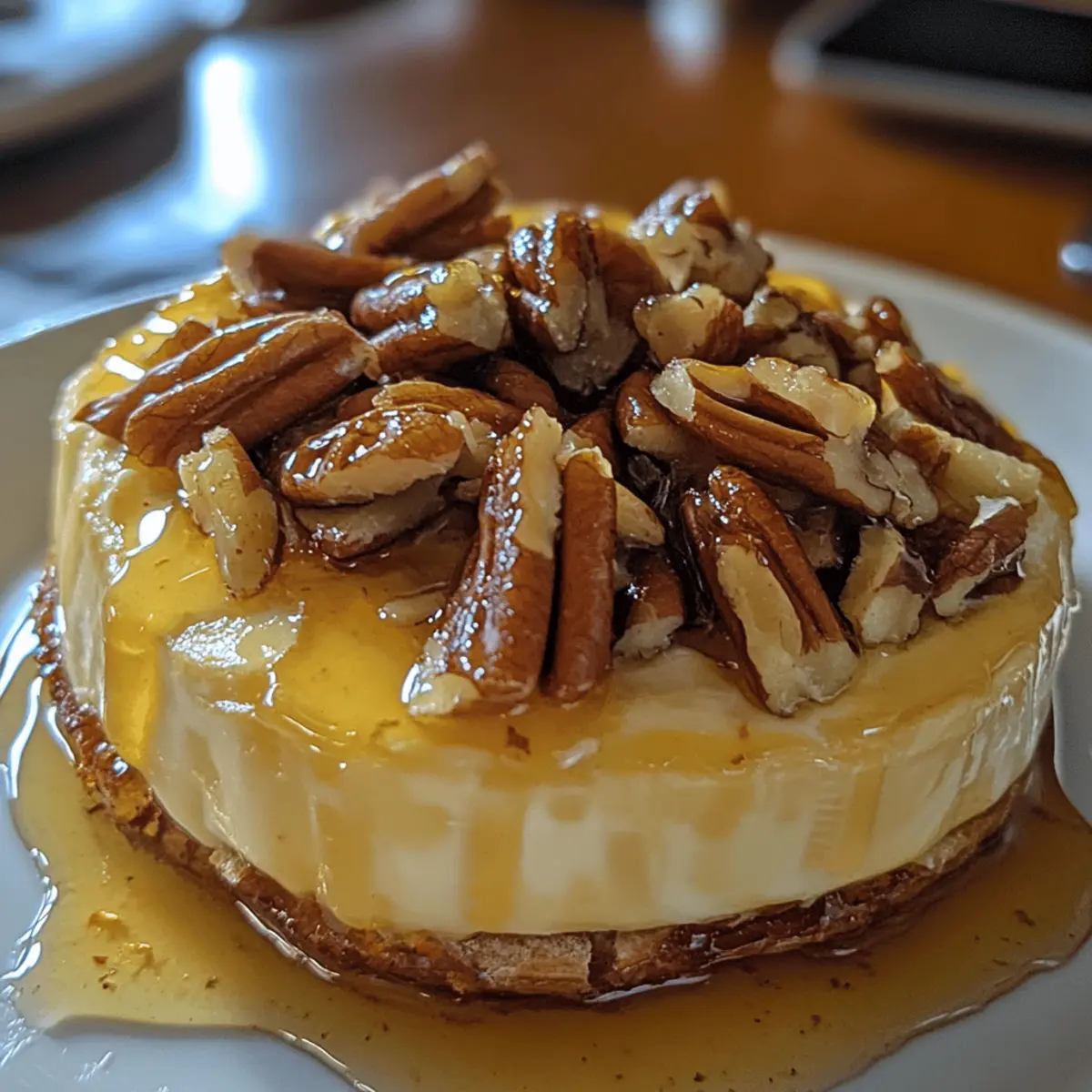 Baked Brie with Honey & Pecans