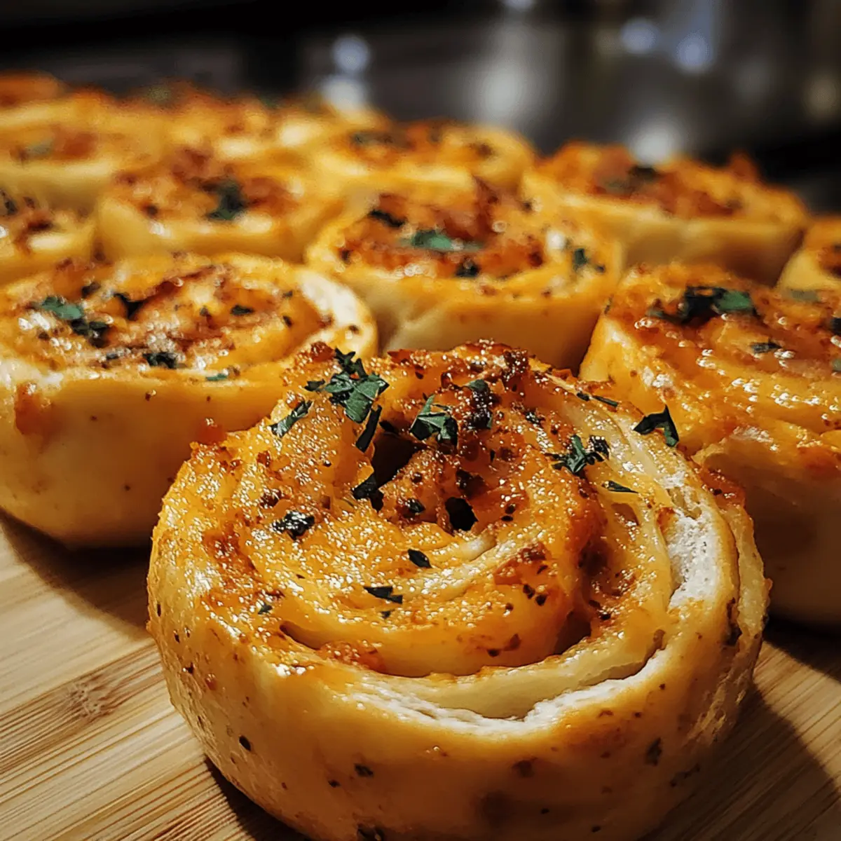Buffalo Chicken Pinwheels