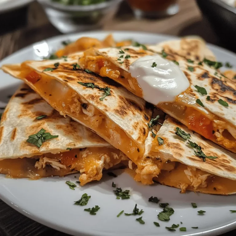 Cheesy Chicken Quesadillas