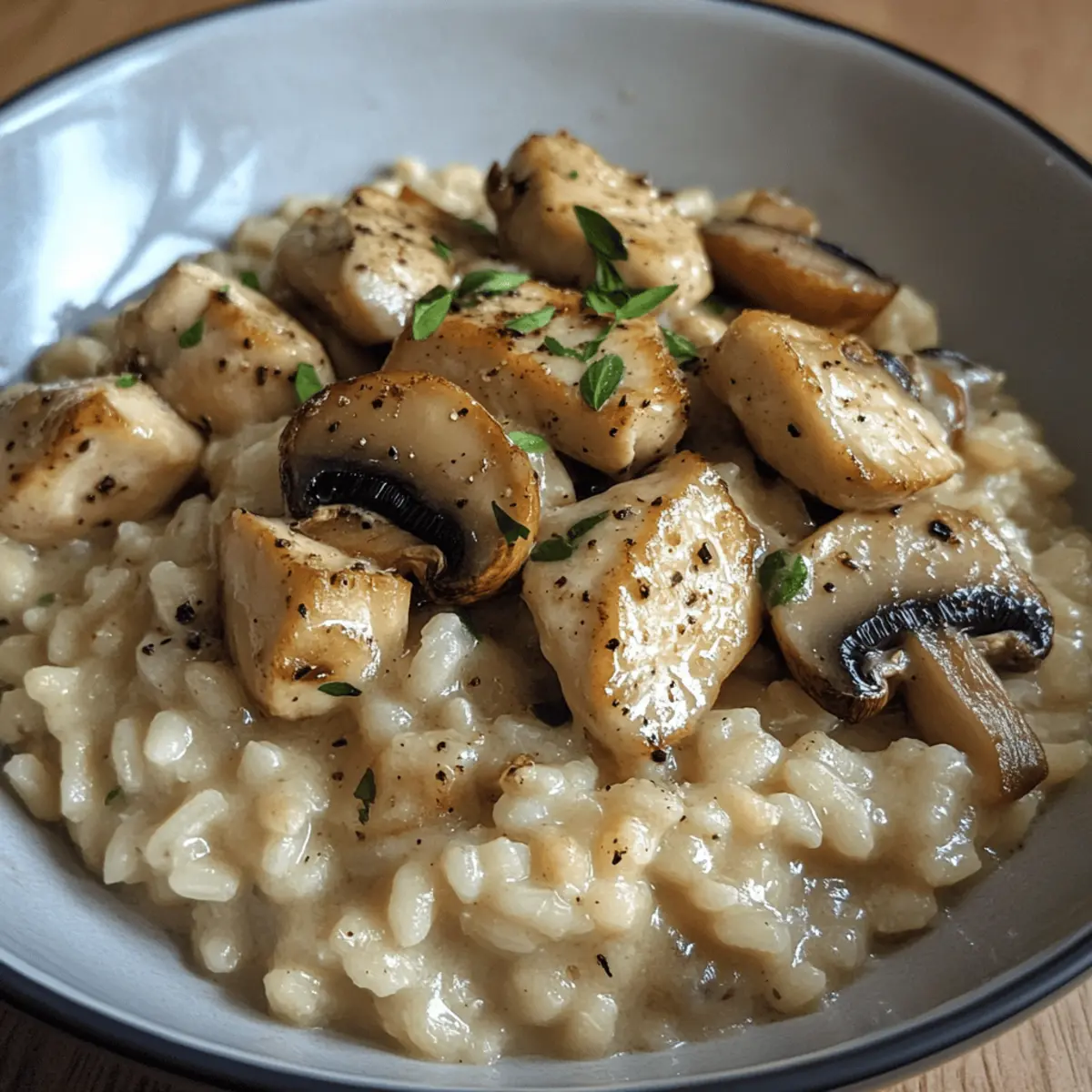 Chicken & Mushroom Risotto