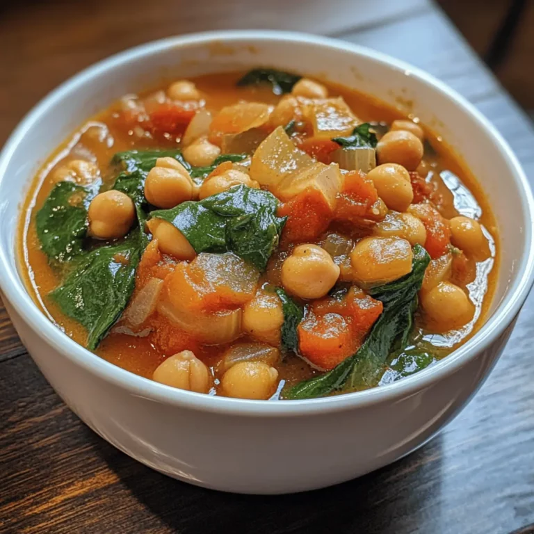 Chickpea & Spinach Stew