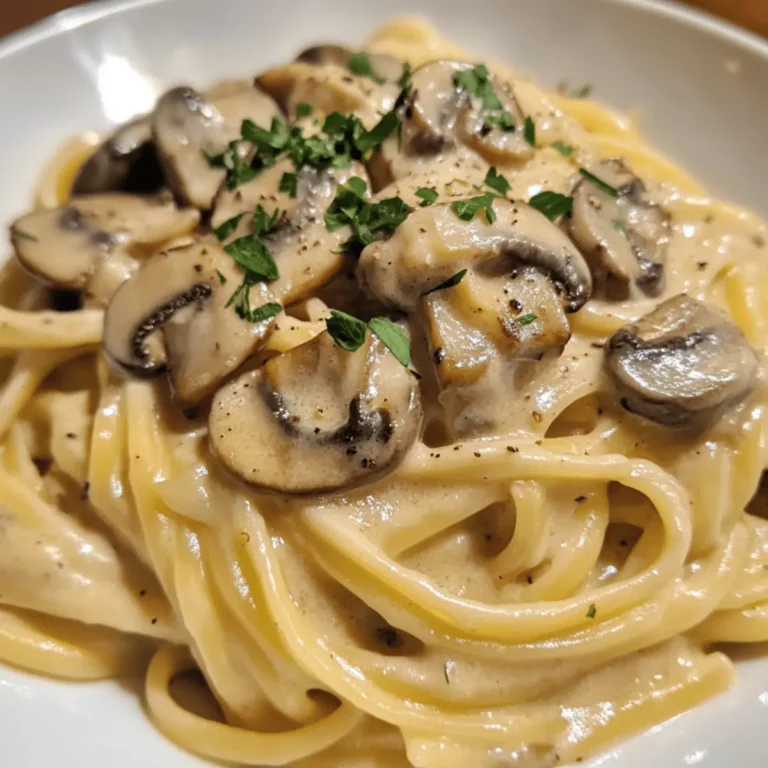Creamy Truffle Mushroom Pasta