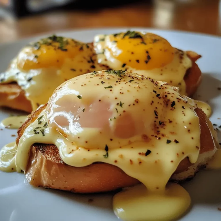 Eggs Benedict with Hollandaise Sauce