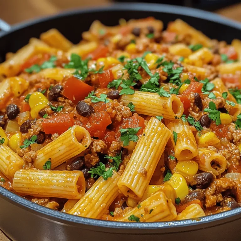 Mexican One-Pot Taco Pasta