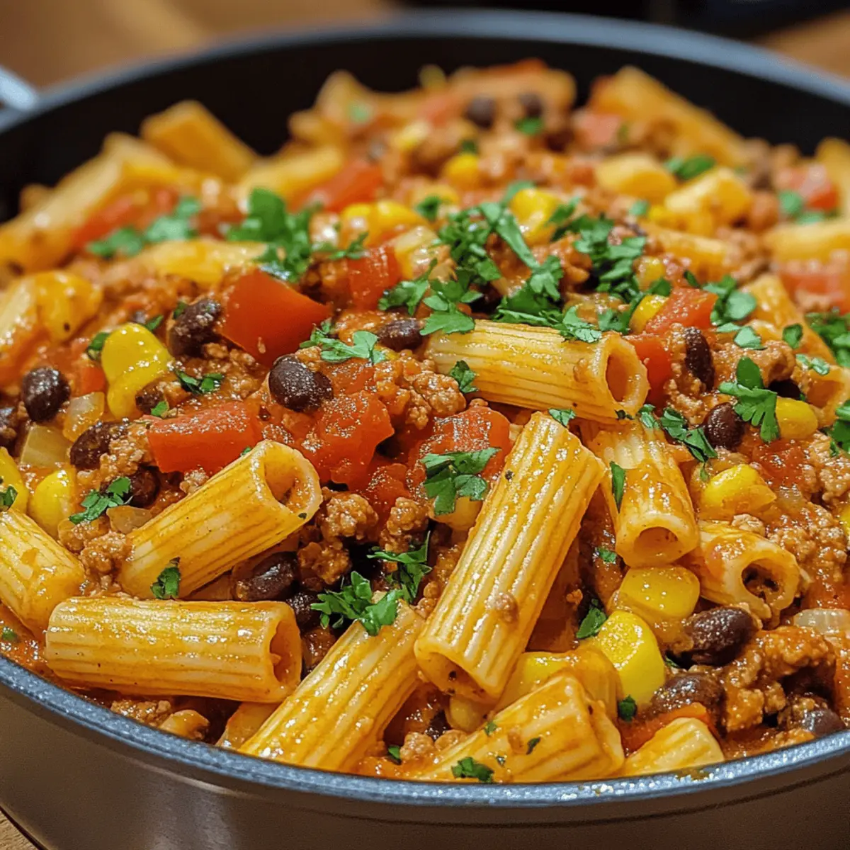 Mexican One-Pot Taco Pasta