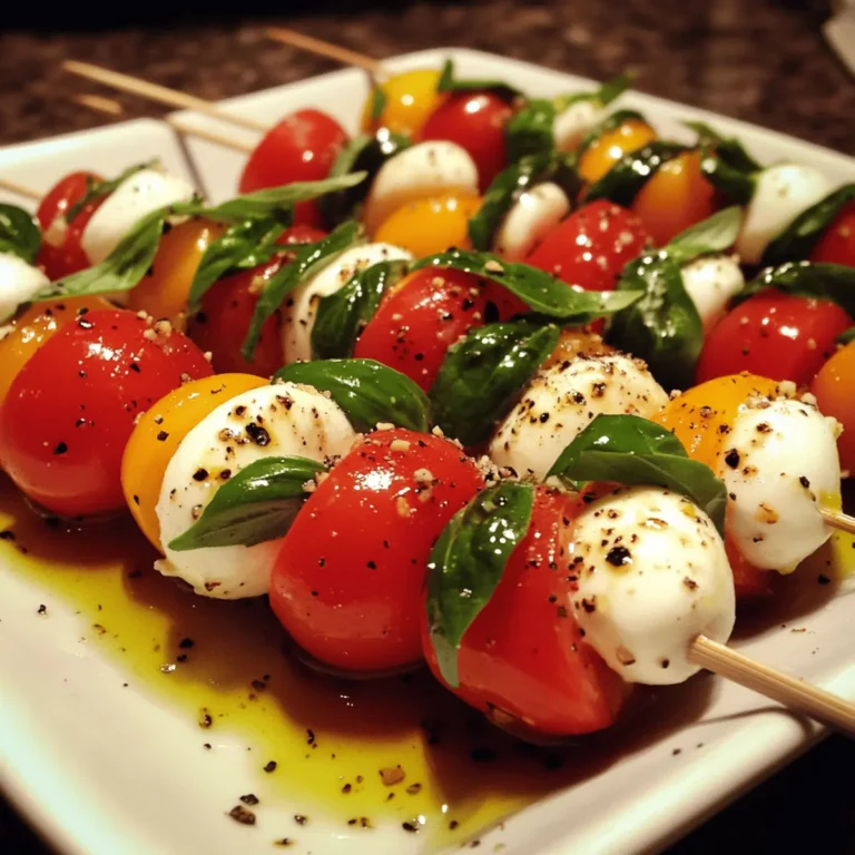 Mini Caprese Skewers