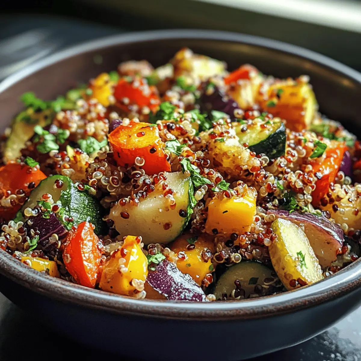 Quinoa & Roasted Veggie Salad