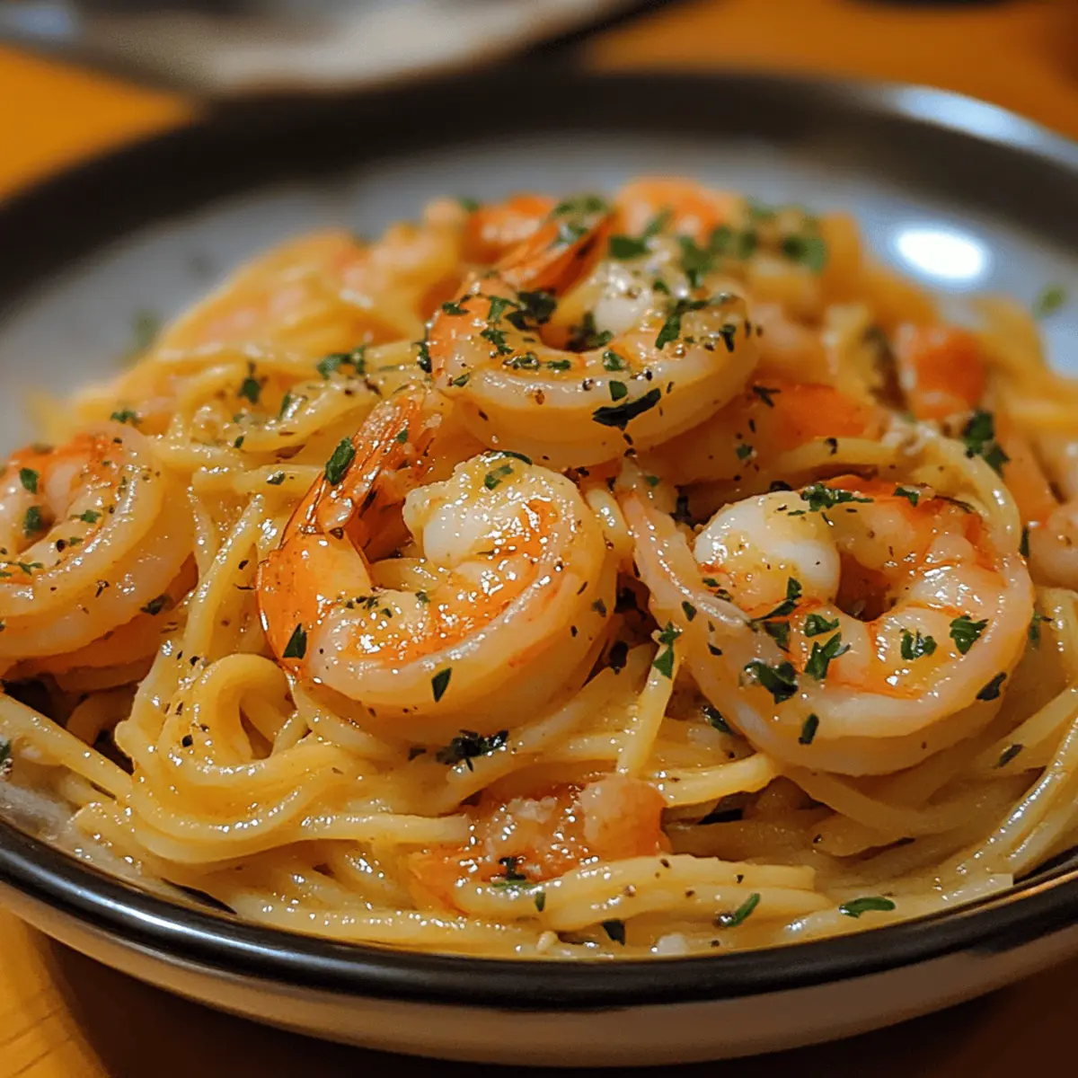 Shrimp Scampi Linguine