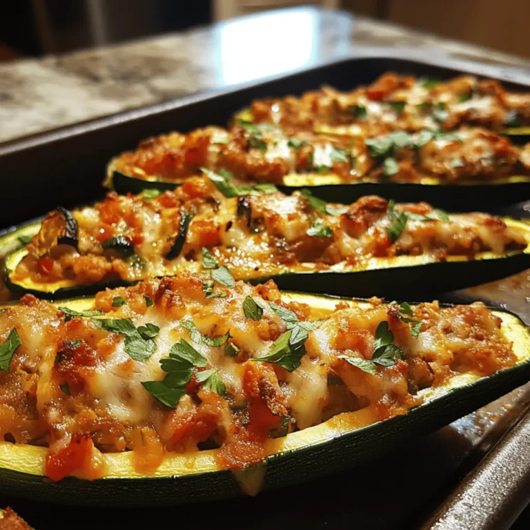 Stuffed Zucchini Boats
