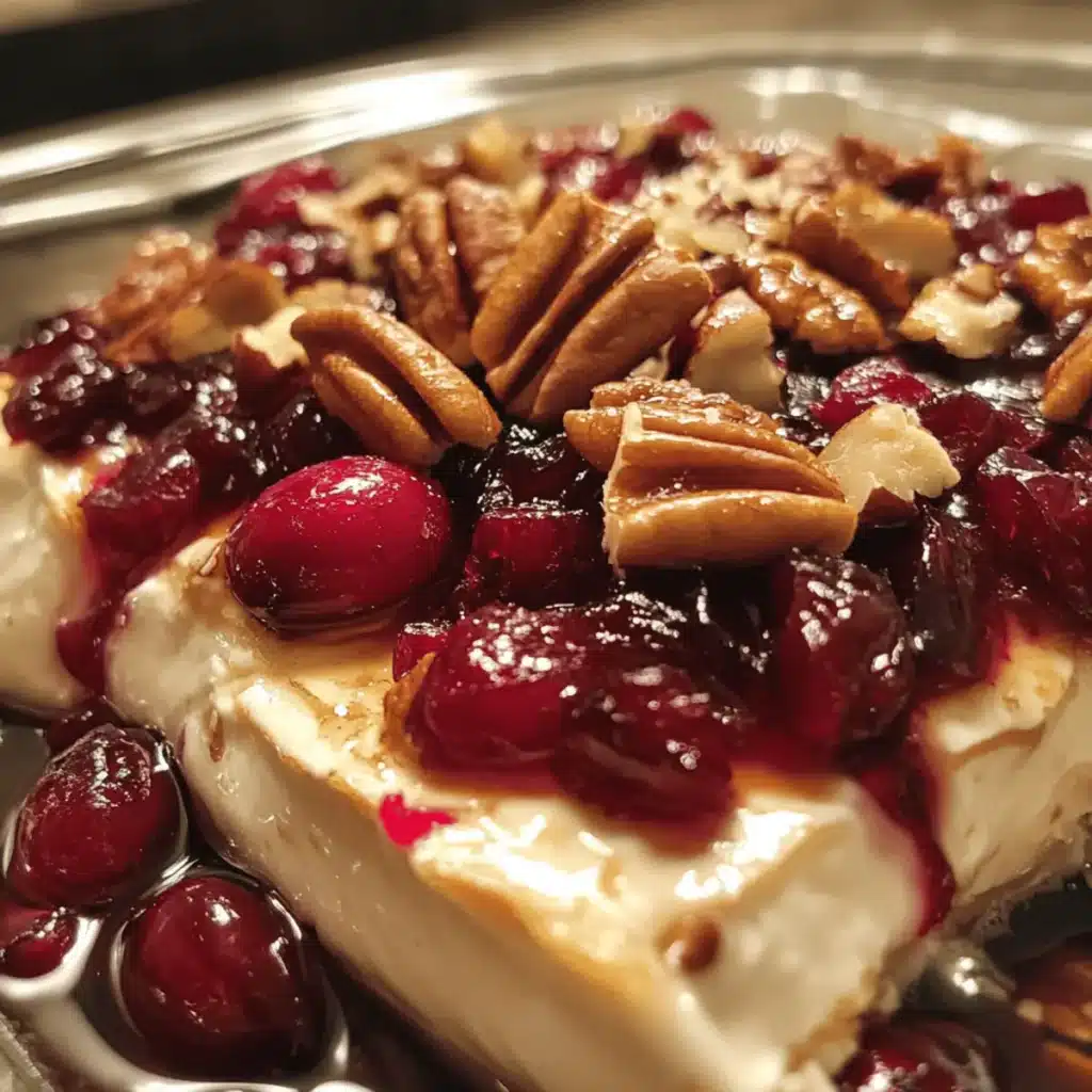 Baked Brie with Cranberries & Pecans