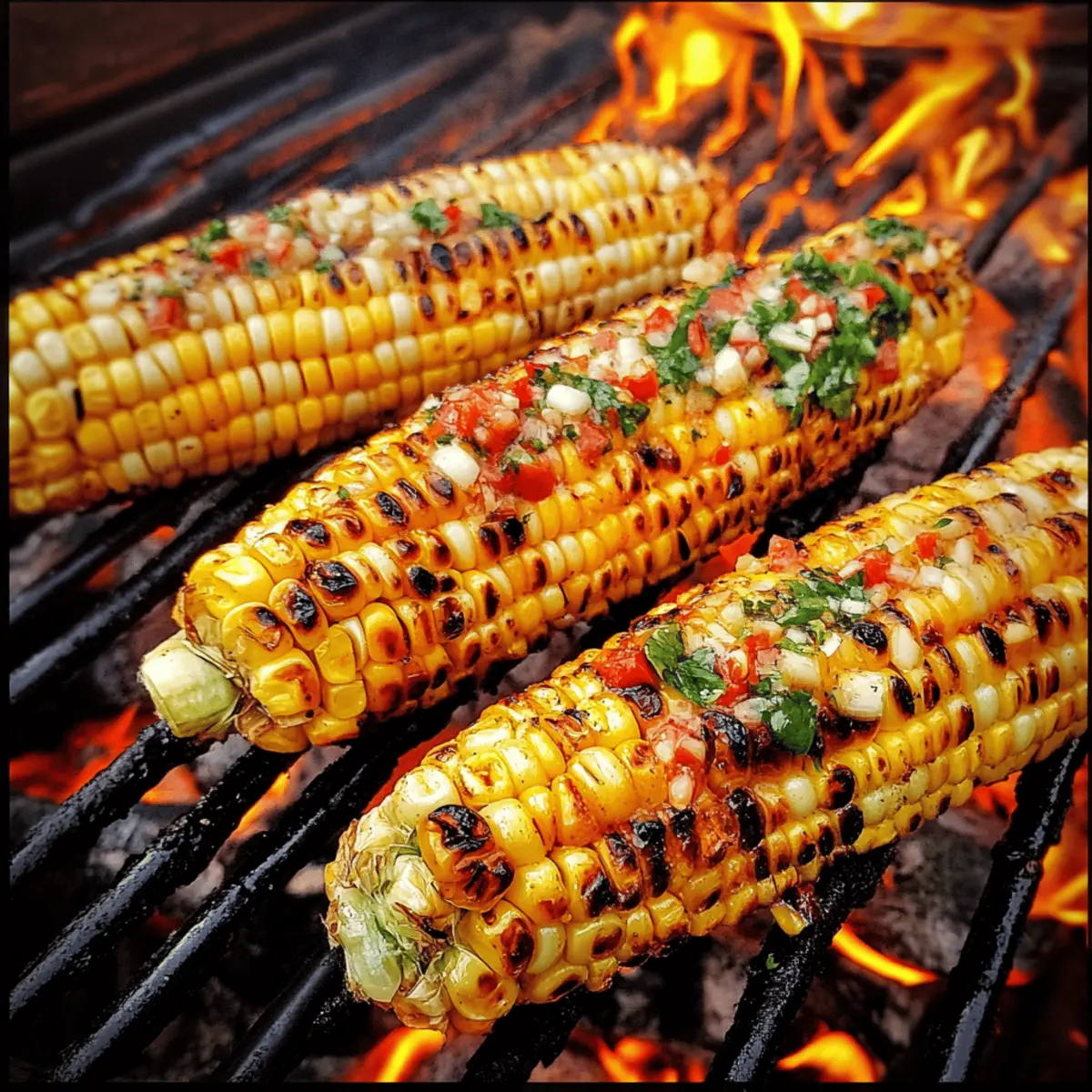 Grilled Corn on the Cob with Chili Lime Butter