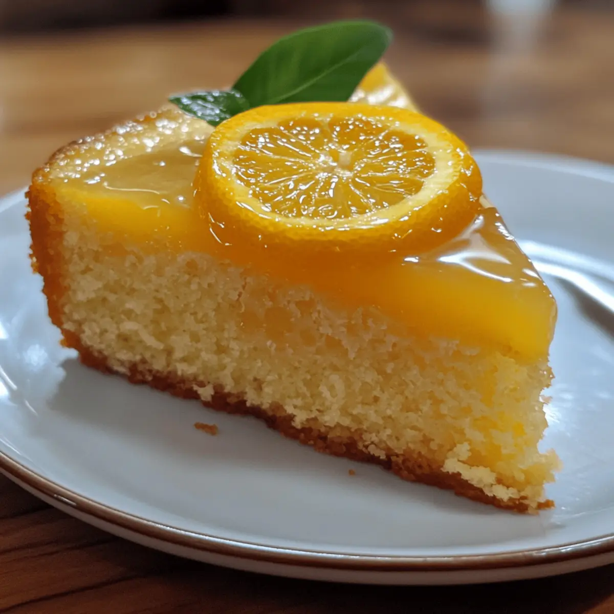 Olive Oil Cake with Citrus Glaze