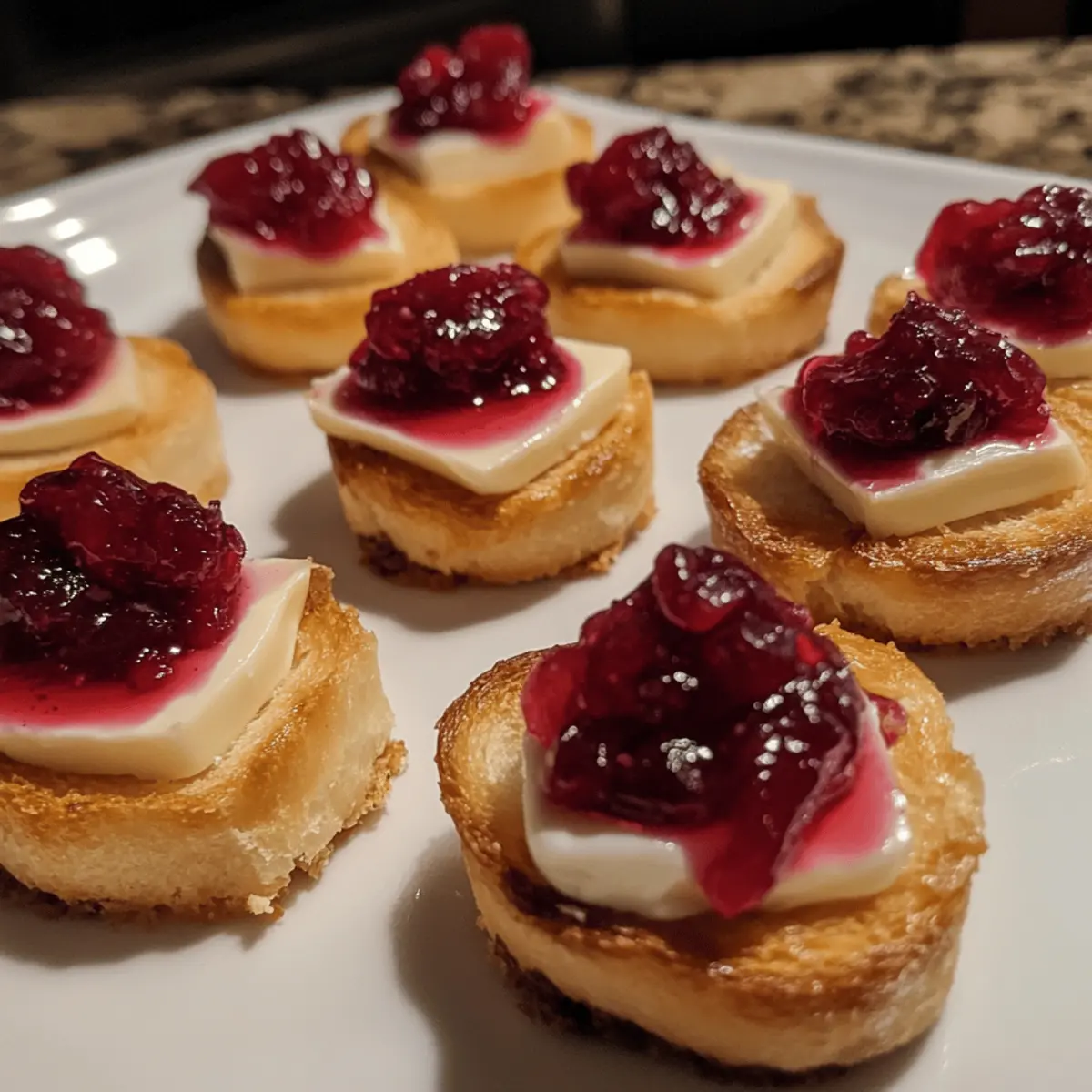 Cranberry Brie Bites