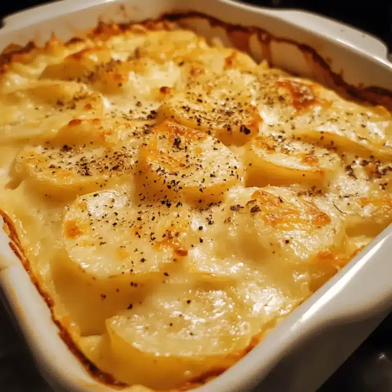 Creamy Scalloped Potatoes Au Gratin