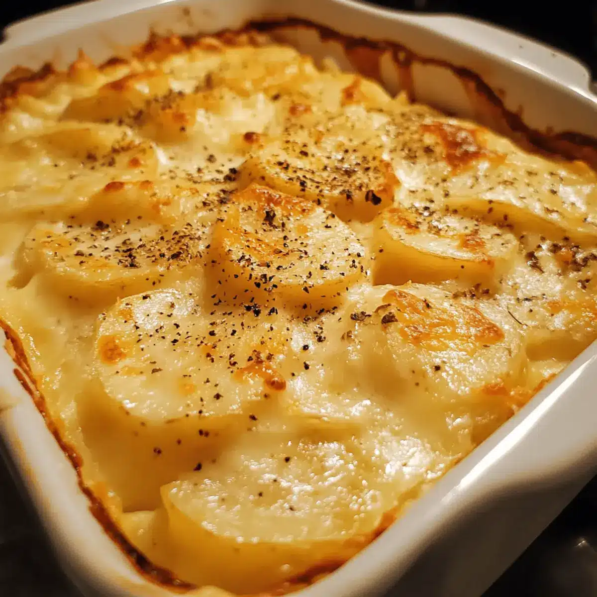 Creamy Scalloped Potatoes Au Gratin