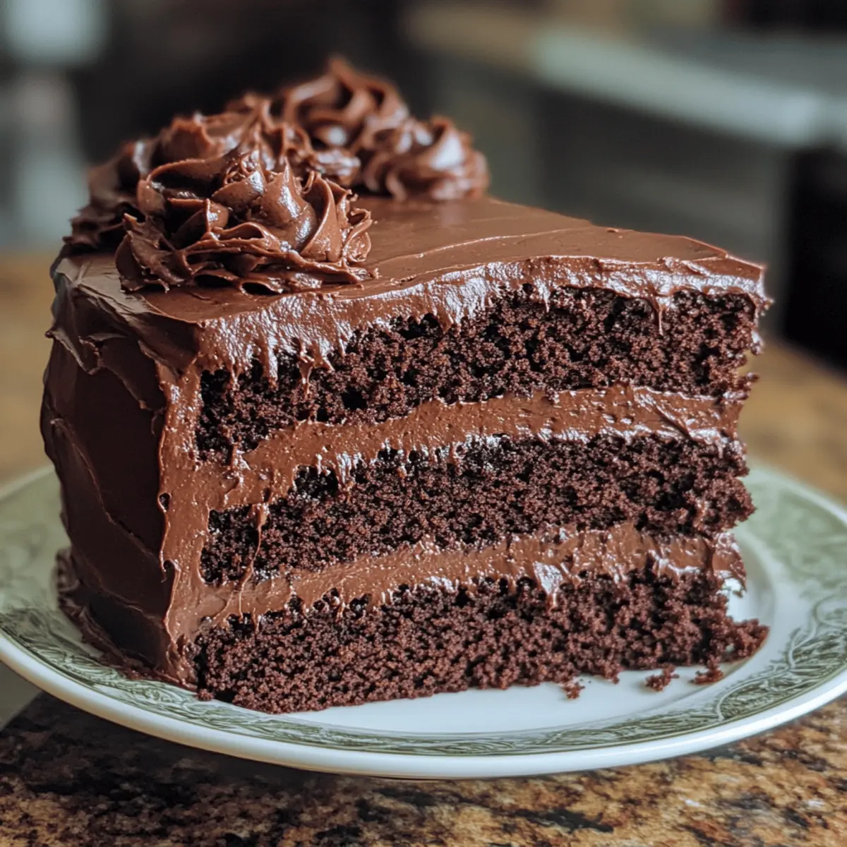 Classic Chocolate Fudge Cake