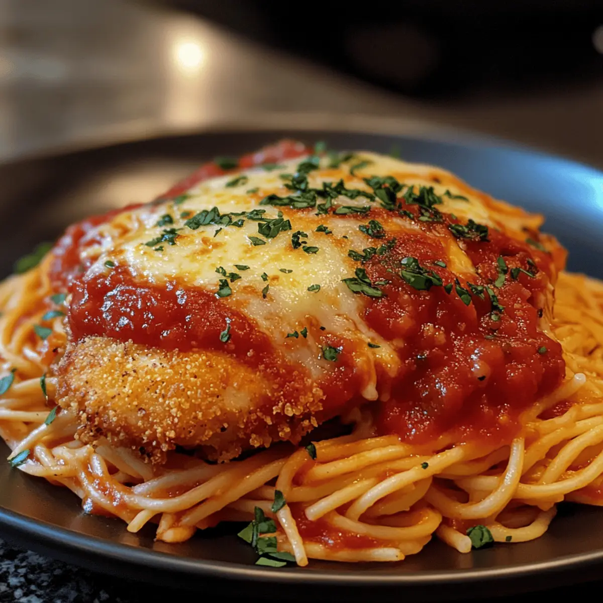Classic Chicken Parmesan with Marinara
