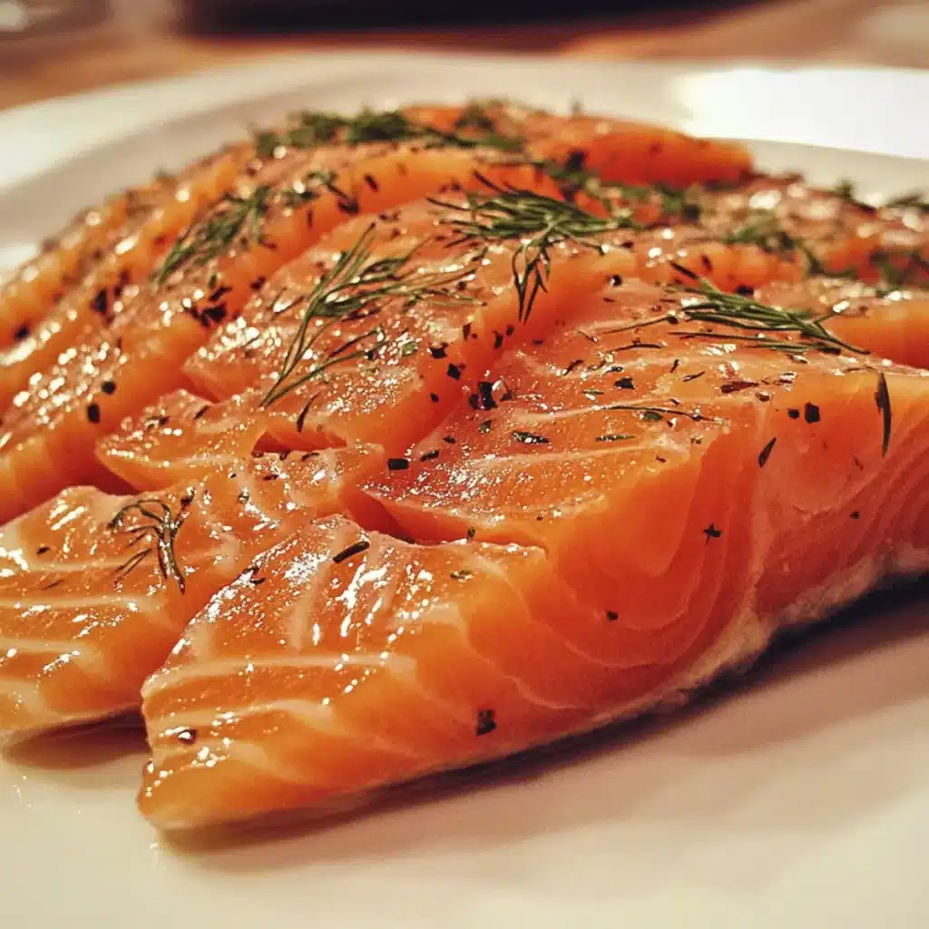 Smoked Salmon with a Dill Glaze