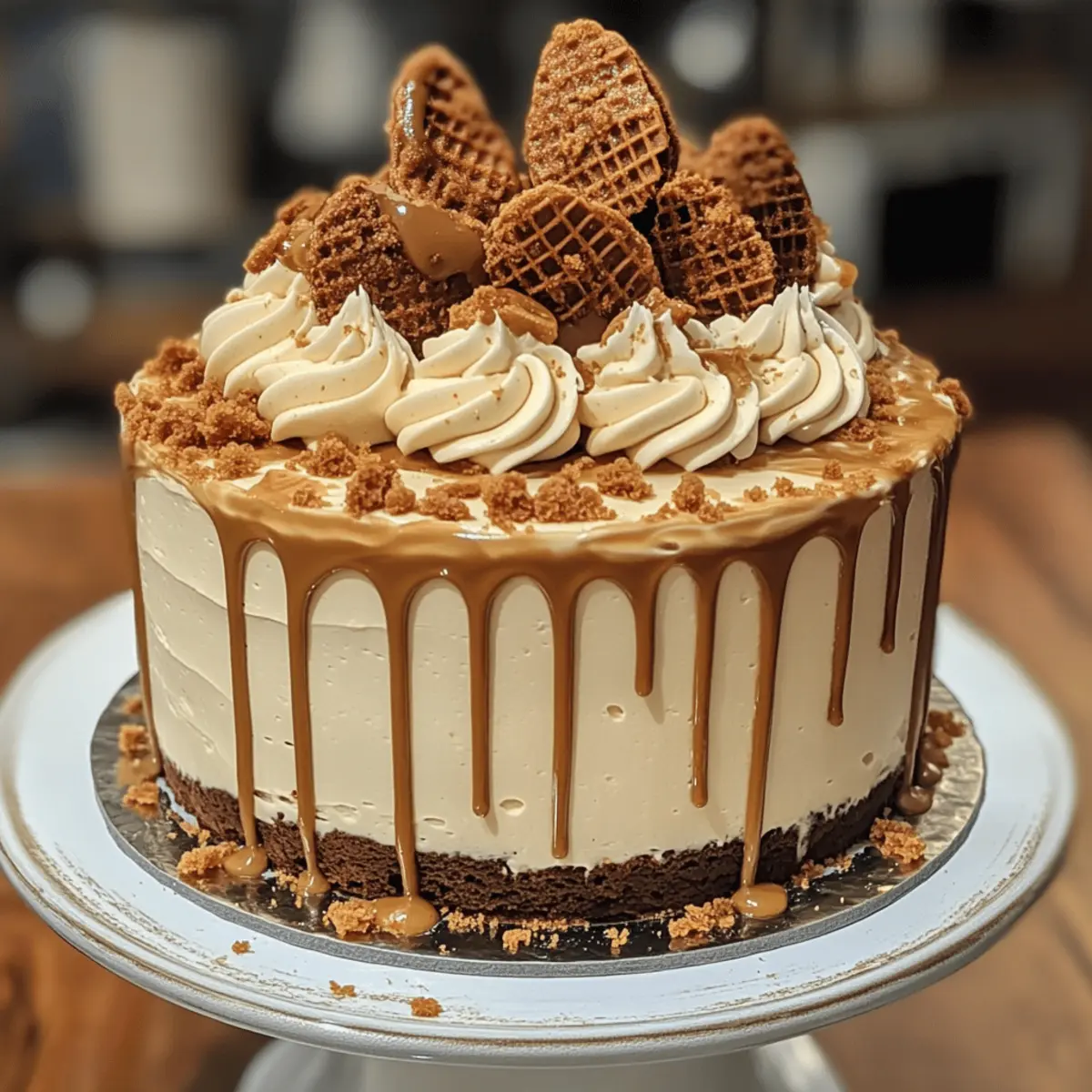 Biscoff Drip Cake