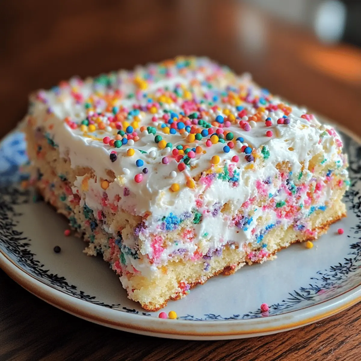 Funfetti Birthday Sheet Cake