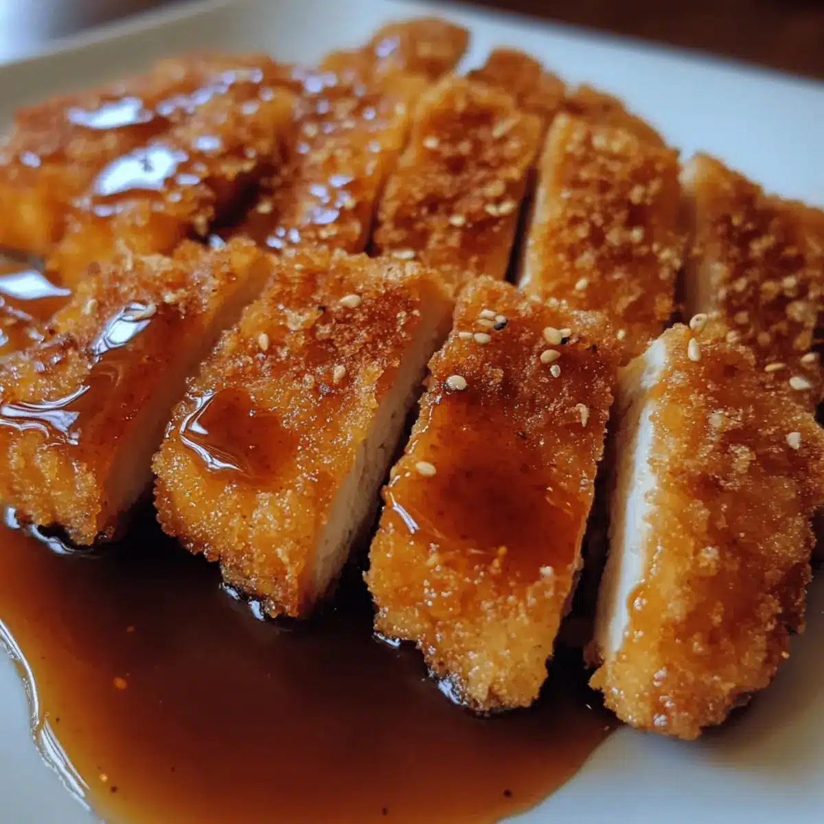 Crispy Tofu Katsu with Tonkatsu Sauce