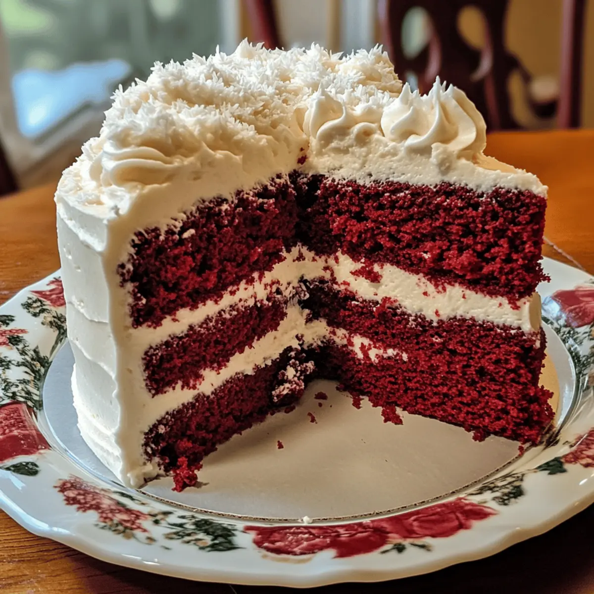Red Velvet Cake with Ermine Frosting