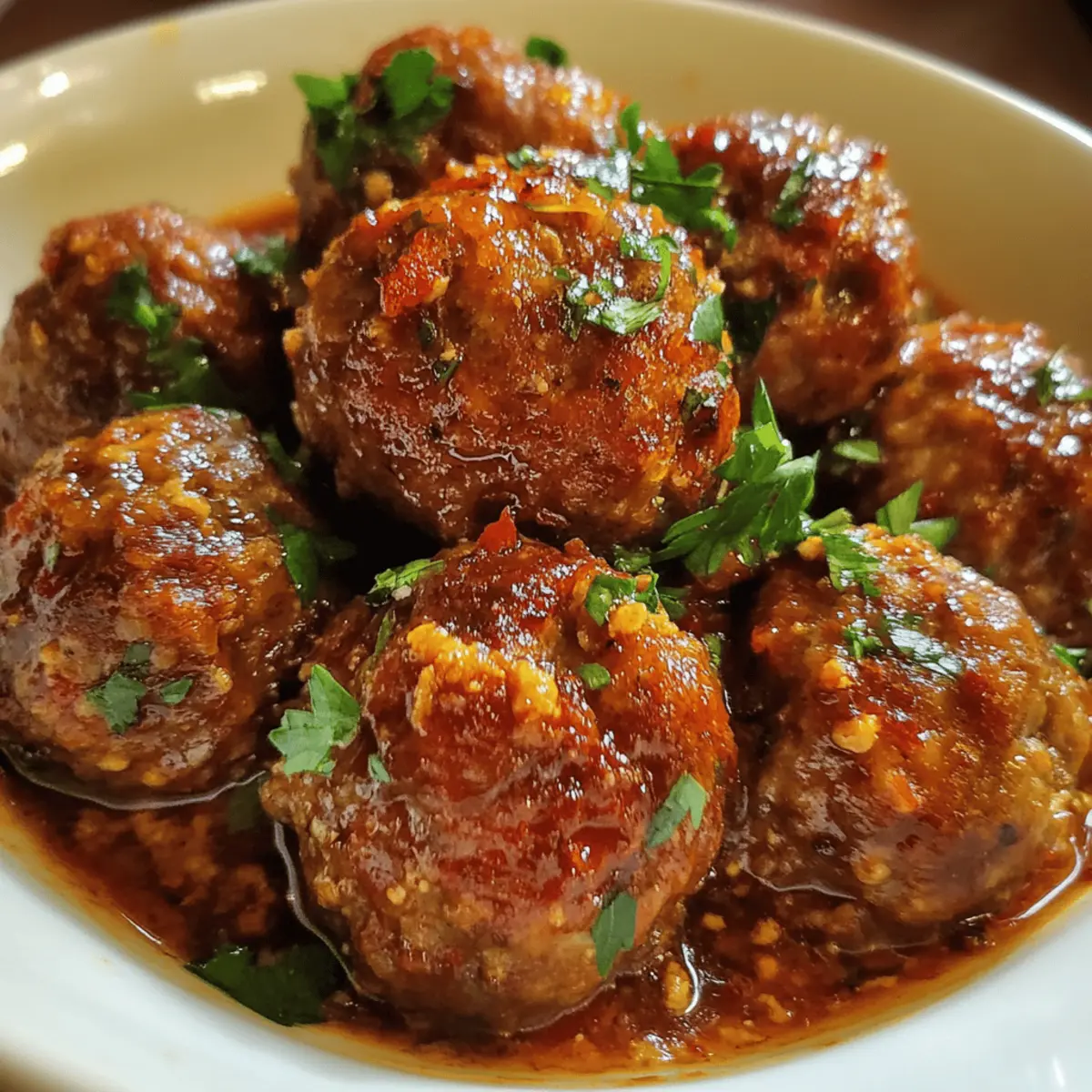Spicy Lamb Meatballs