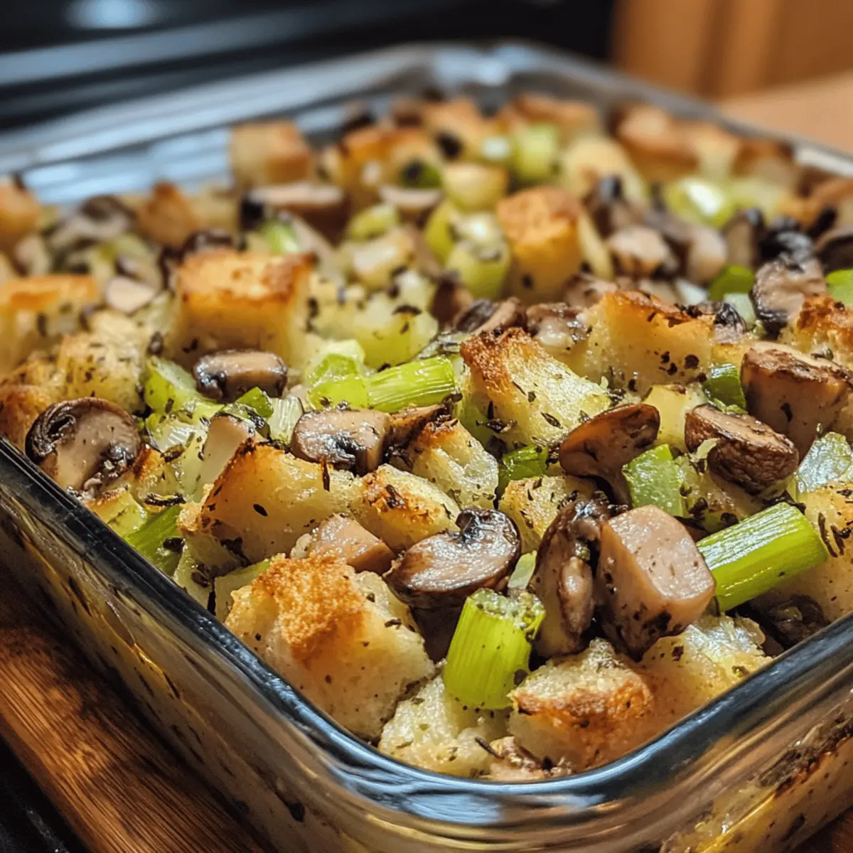 Leek and Mushroom Stuffing
