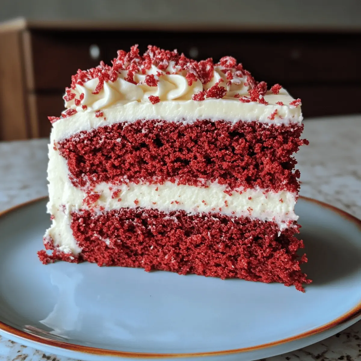 Red Velvet Cake with Cream Cheese Frosting