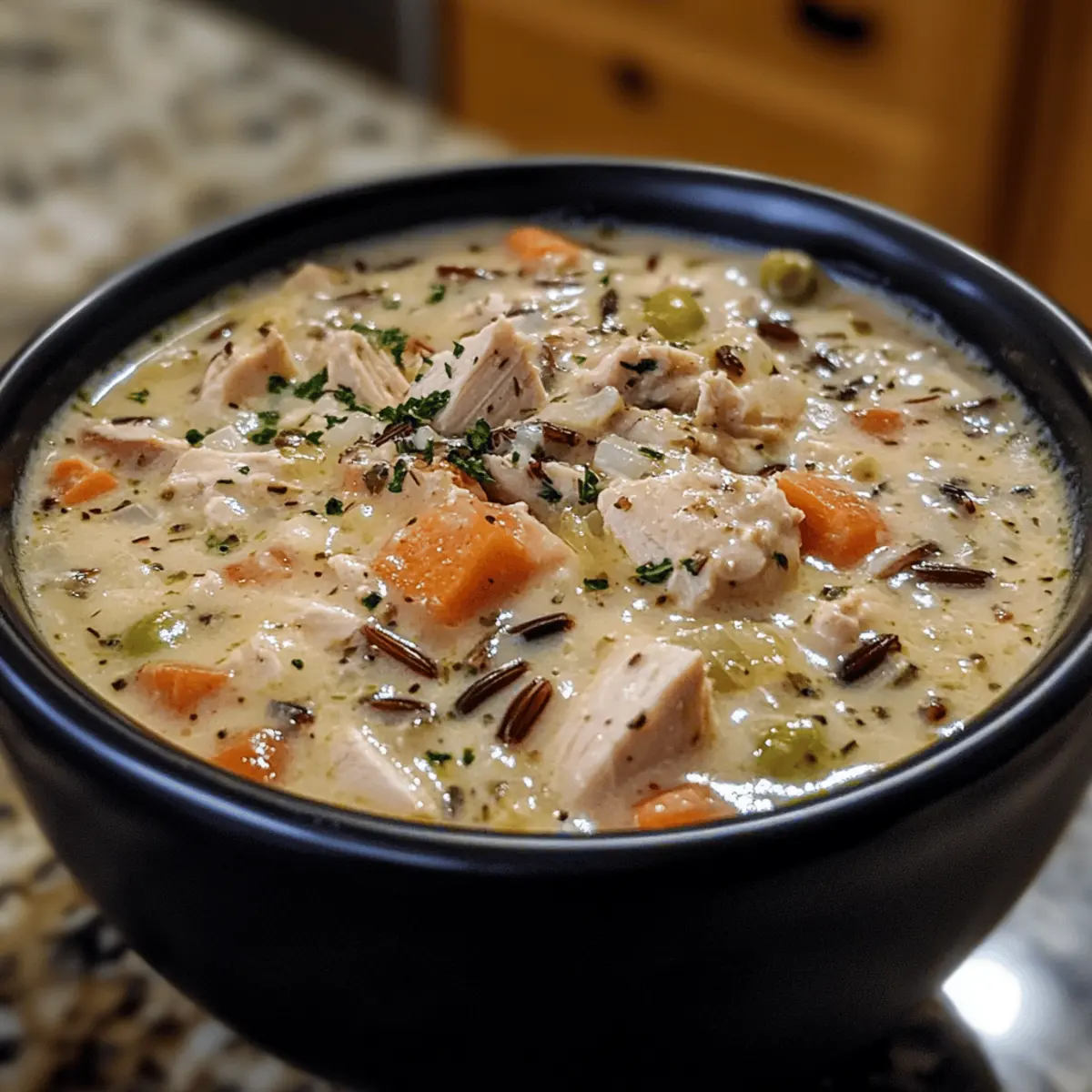 Creamy Turkey & Wild Rice Chowder