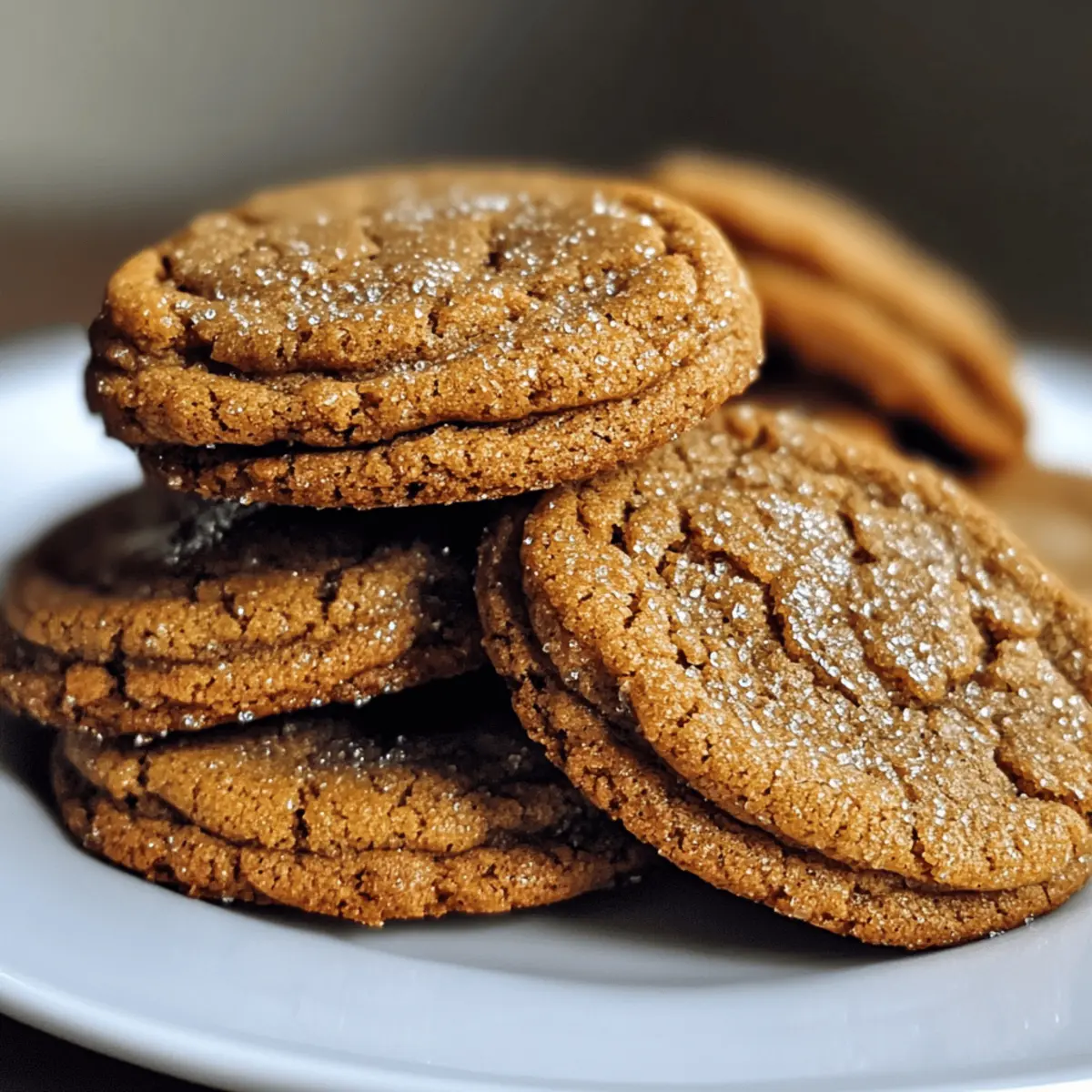 Soft Ginger Molasses Cookies