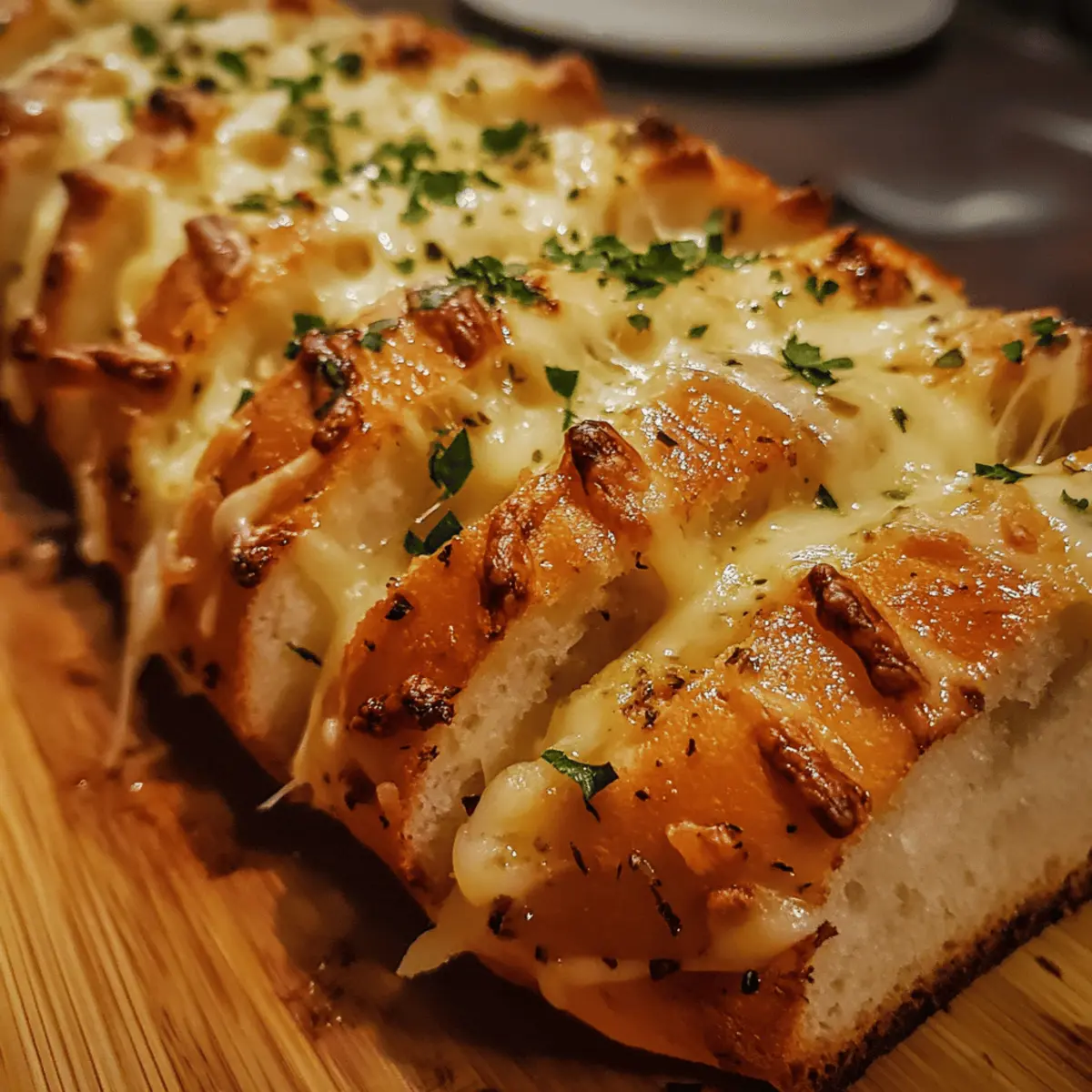 Pull-Apart Cheesy Garlic Bread