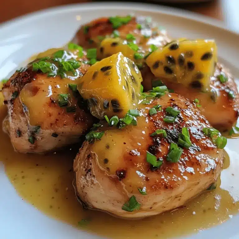 Chicken in Passion Fruit Sauce