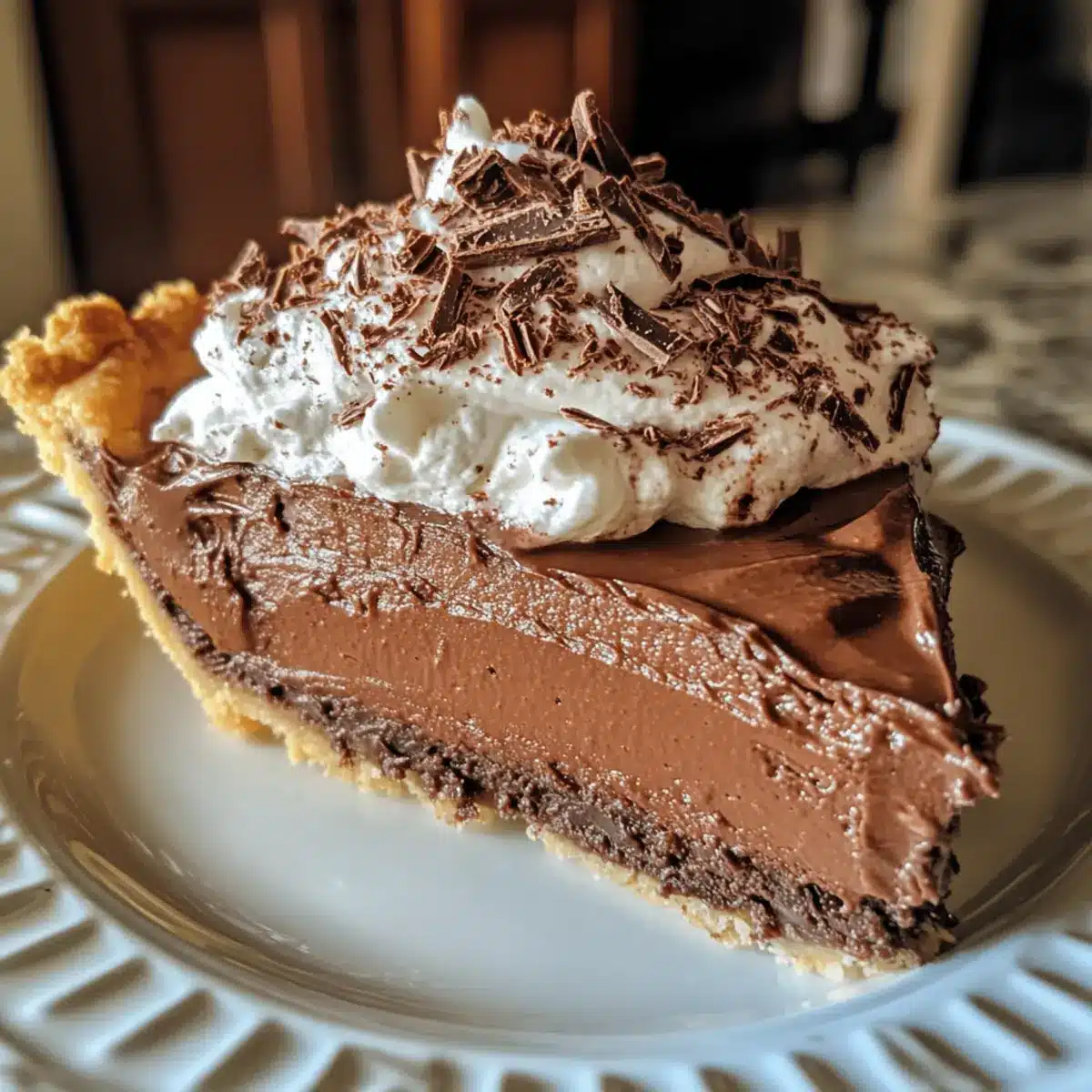 French Silk Chocolate Pie