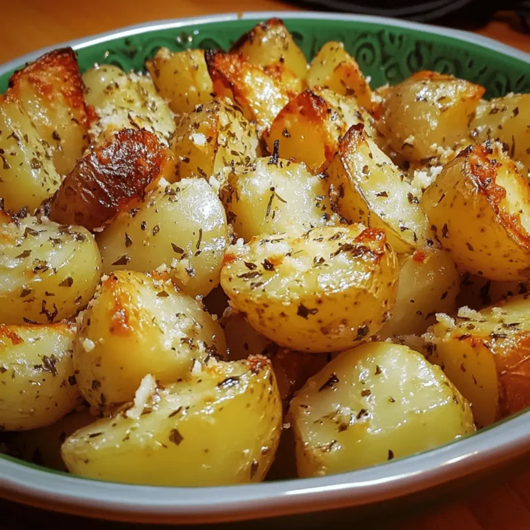 Garlic Parmesan Roasted Potatoes