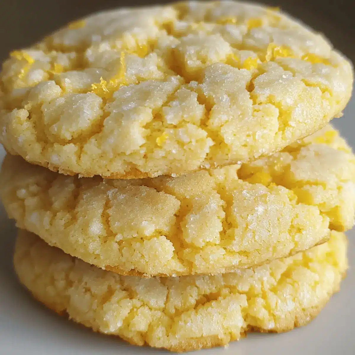 Lemon Crinkle Cookies