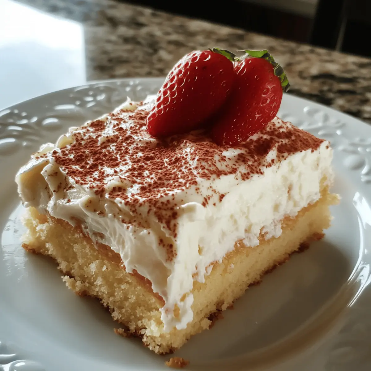 Tres Leches Three-Milk Cake