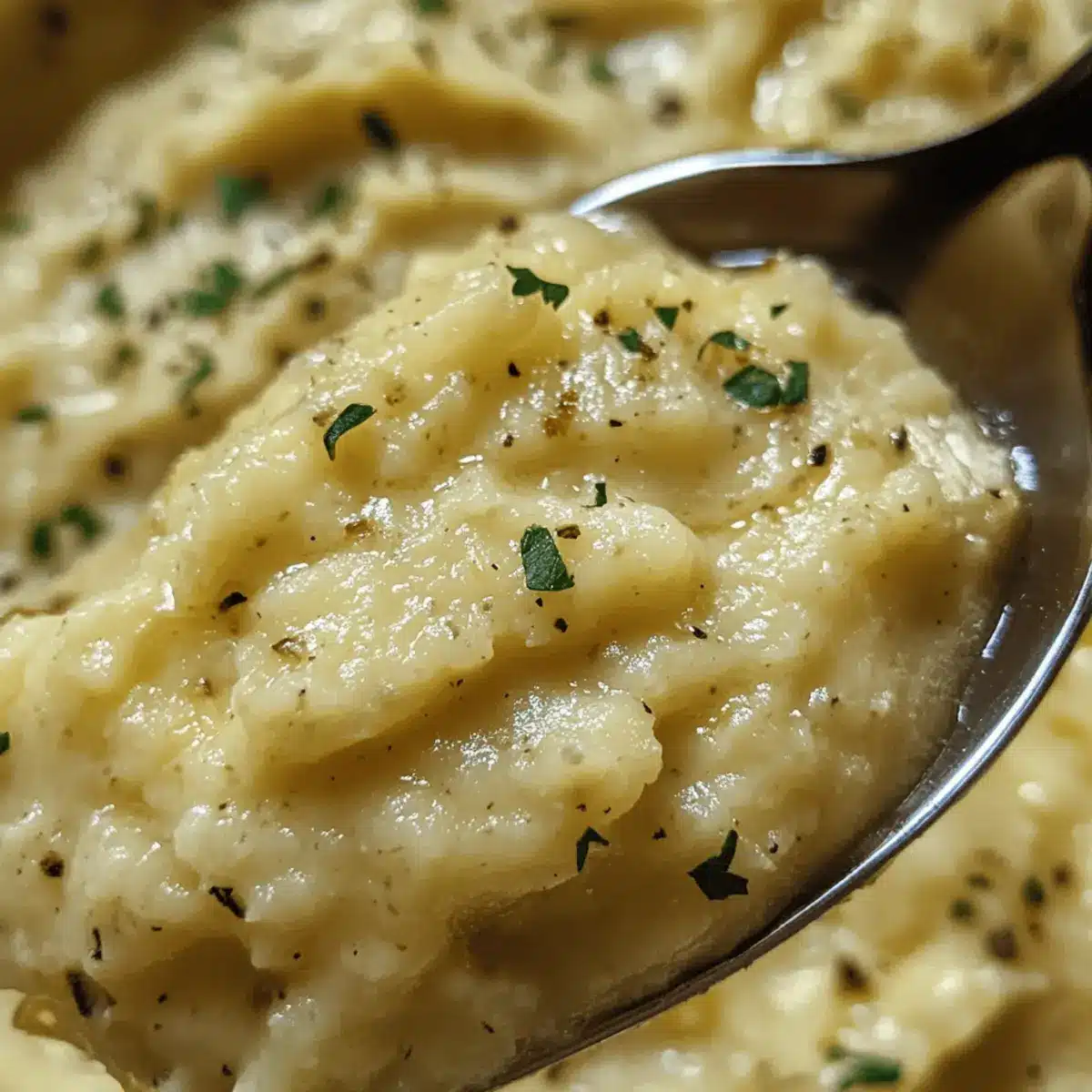 Creamy Mashed Hearts of Palm Fauxtatoes