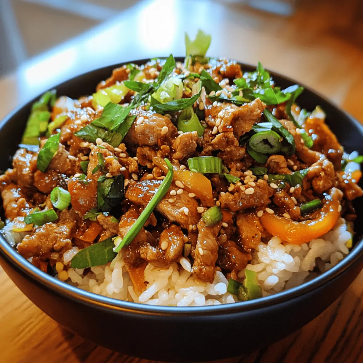 Korean Spicy Turkey Bulgogi