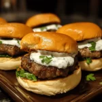 Mini Lamb Sliders with Yogurt Sauce