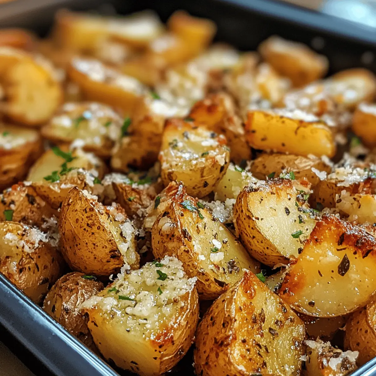 Garlic Parmesan Roasted Potatoes