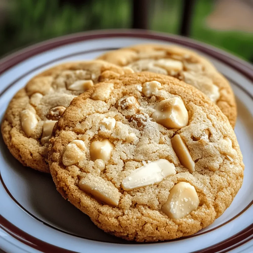 White Chocolate Macadamia Nut Cookies