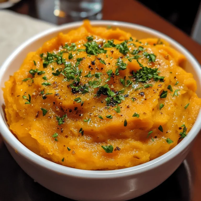 Brown Butter Mashed Sweet Potatoes