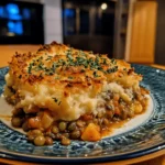 Hearty Lentil Shepherd's Pie with a Mashed Potato Topping