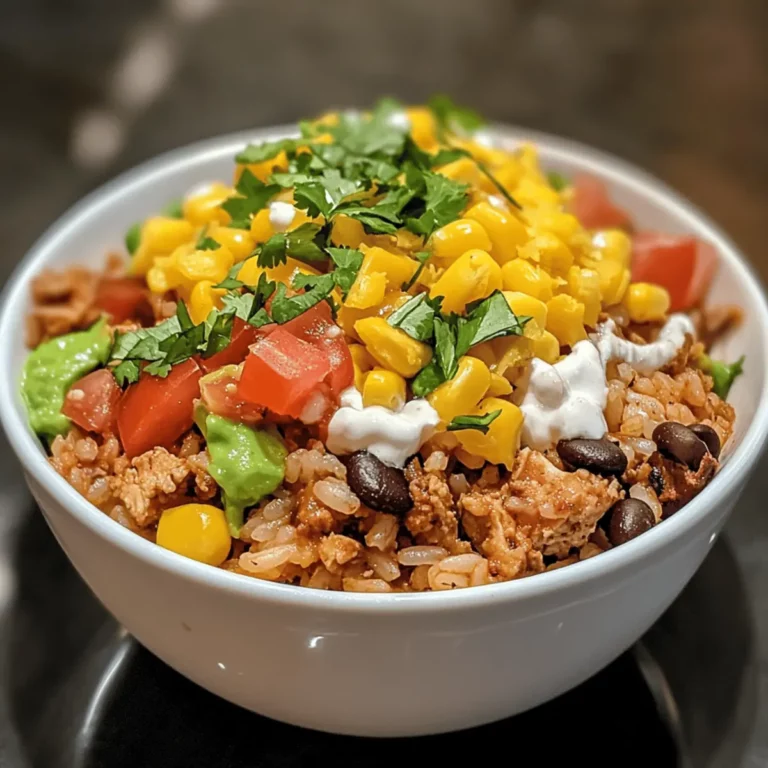 Turkey Taco Rice Bowls