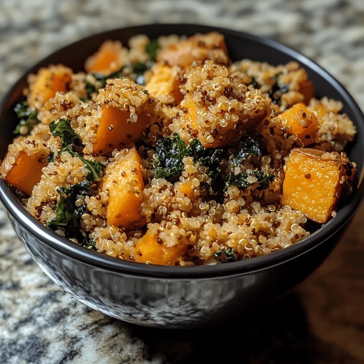Quinoa Stuffing with Kale & Sweet Potatoes
