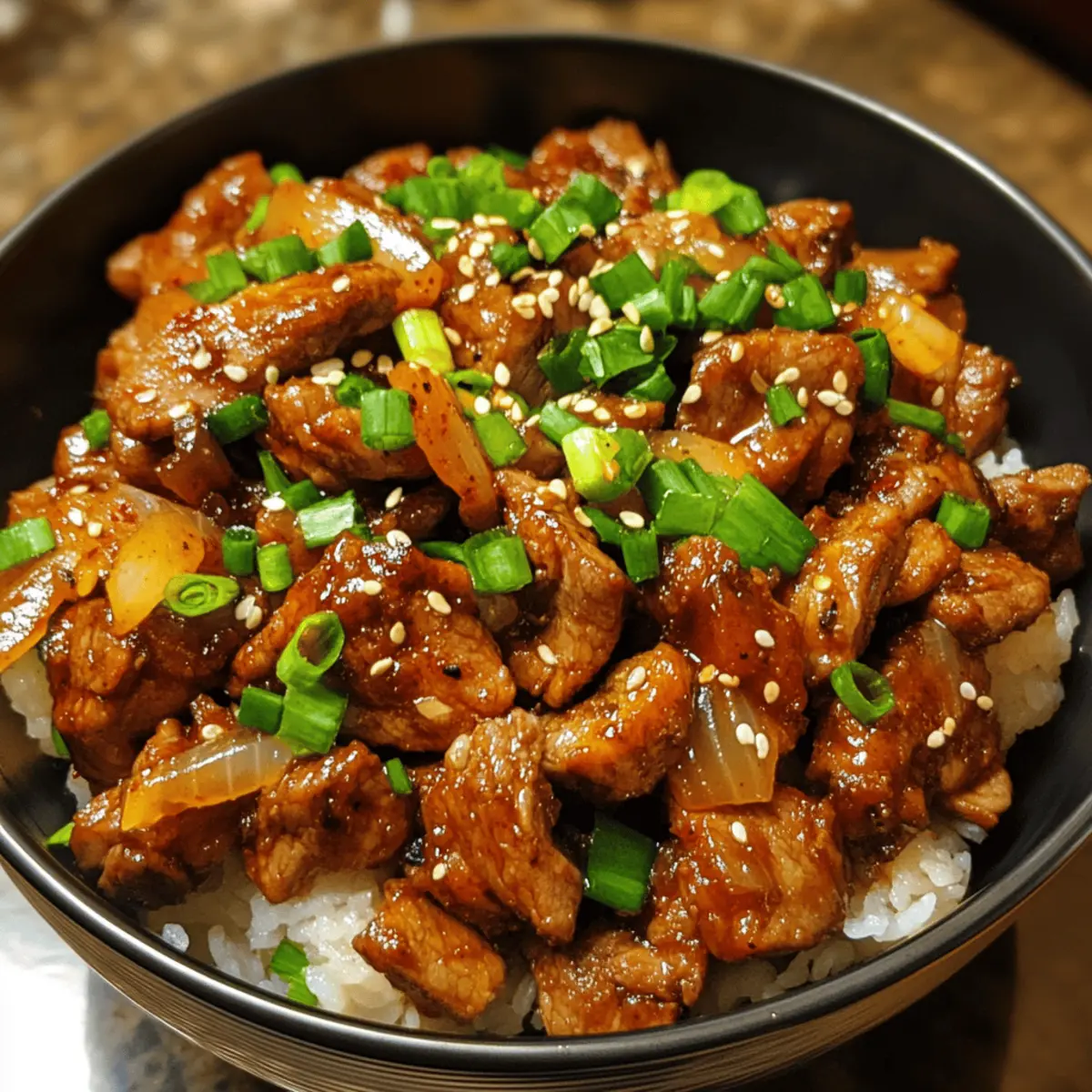 Korean Spicy Turkey Bulgogi
