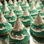 Christmas Tree Meringue Cookies