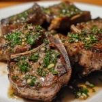 Pan-Seared Lamb Chops with Garlic Herb Butter